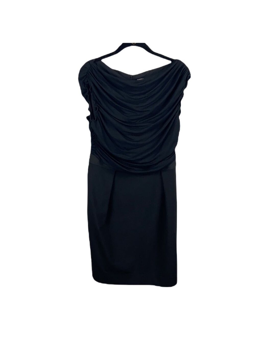 Shoshanna Cap Sleeve Ruched Sheath dress Size 10 - Picture 2 of 10